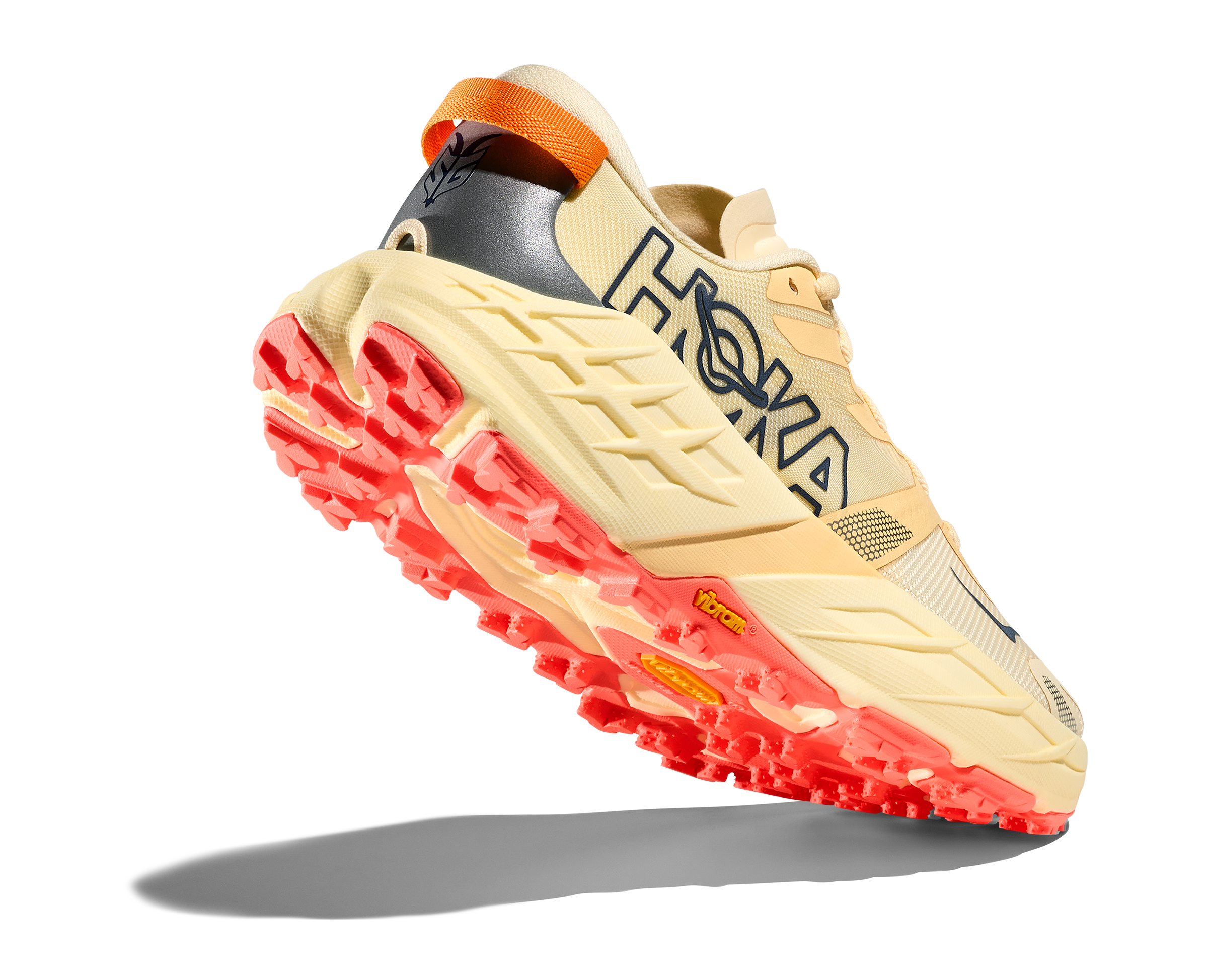 HOKA Women's Speedgoat 7 - VINTAGE YELLOW / NEON FLAME