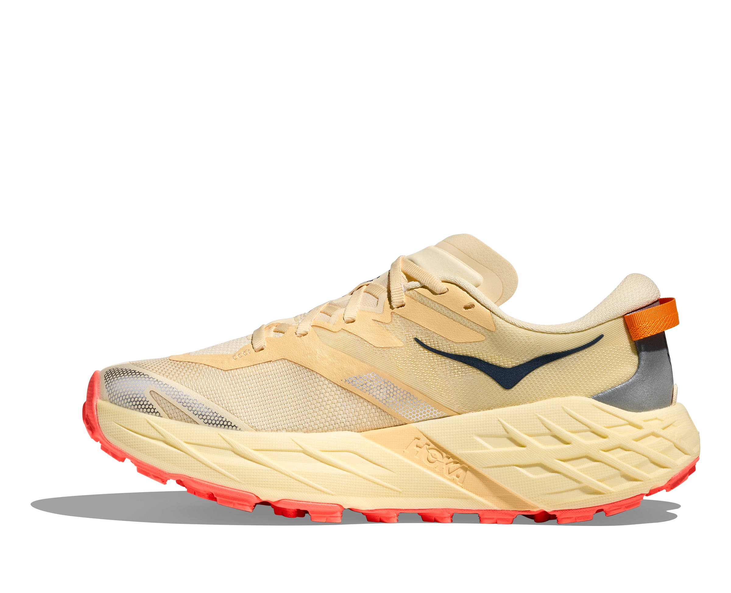 HOKA Women's Speedgoat 7 - VINTAGE YELLOW / NEON FLAME