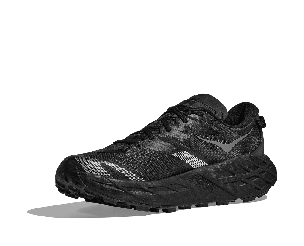 HOKA Men's Speedgoat 7 - BLACK / OUTER ORBIT (Wide)