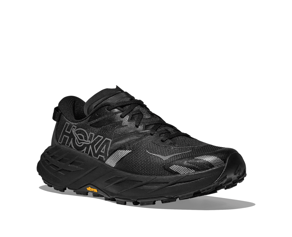 HOKA Men's Speedgoat 7 - BLACK / OUTER ORBIT (Wide)