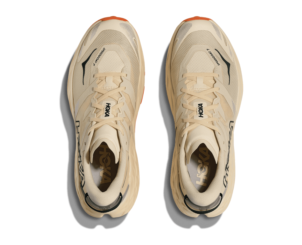 HOKA Men's Speedgoat 7 - VINTAGE YELLOW / TURMERIC (Wide)