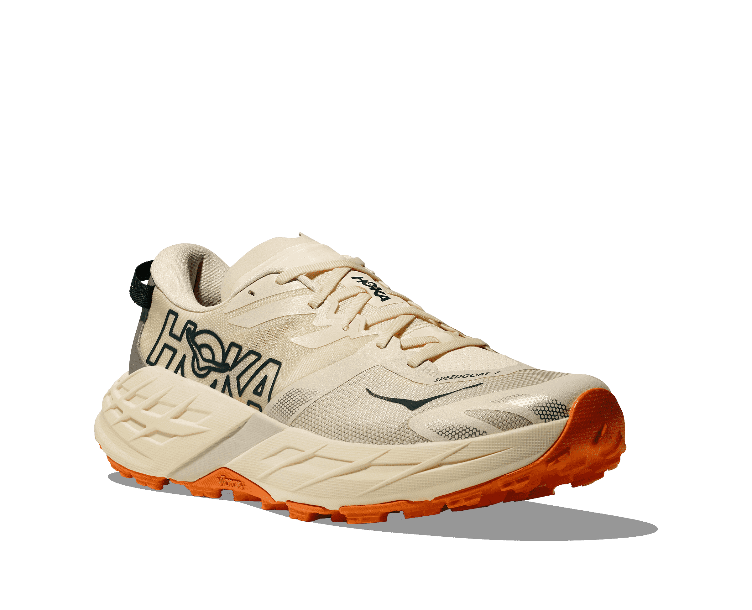HOKA Men's Speedgoat 7 - VINTAGE YELLOW / TURMERIC (Wide)
