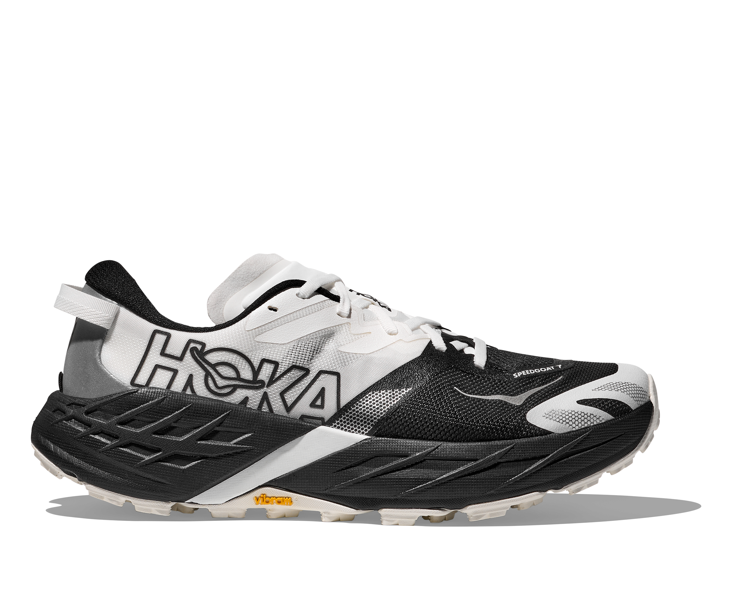 HOKA Women's Speedgoat 7 - BLACK / WHITE