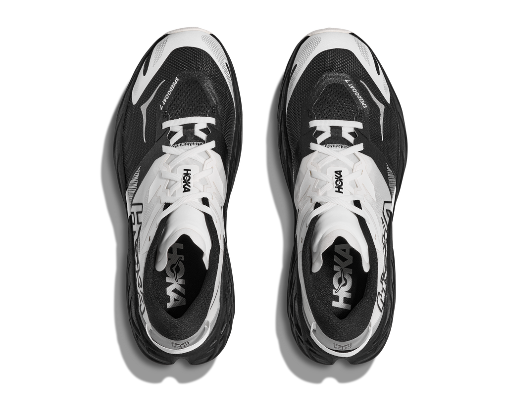 HOKA Women's Speedgoat 7 - BLACK / WHITE