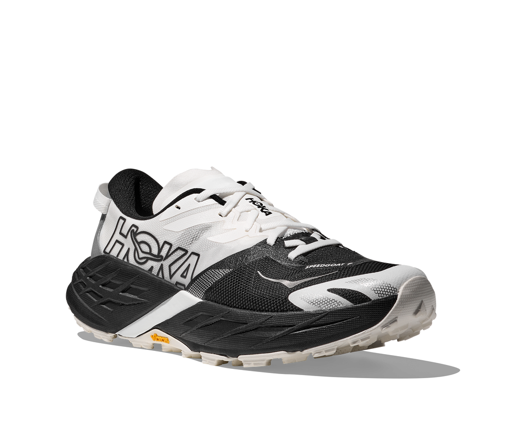 HOKA Women's Speedgoat 7 - BLACK / WHITE
