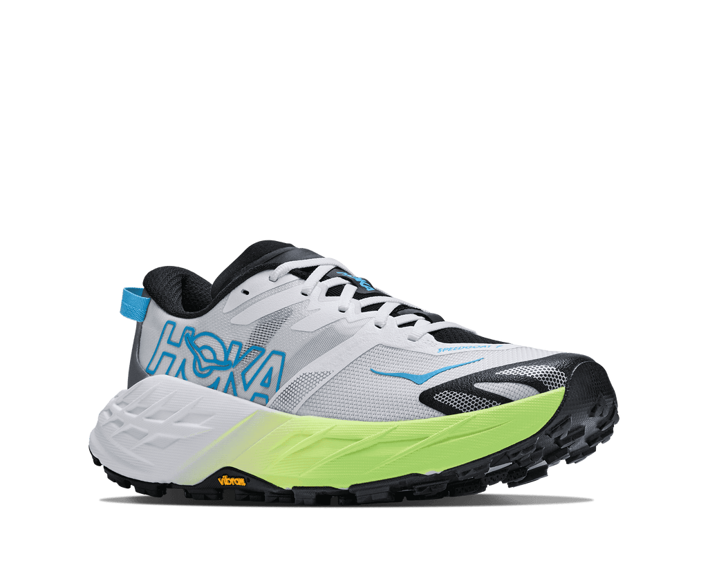 HOKA Women's Speedgoat 7 - FROST / NEON YUZU (Wide)