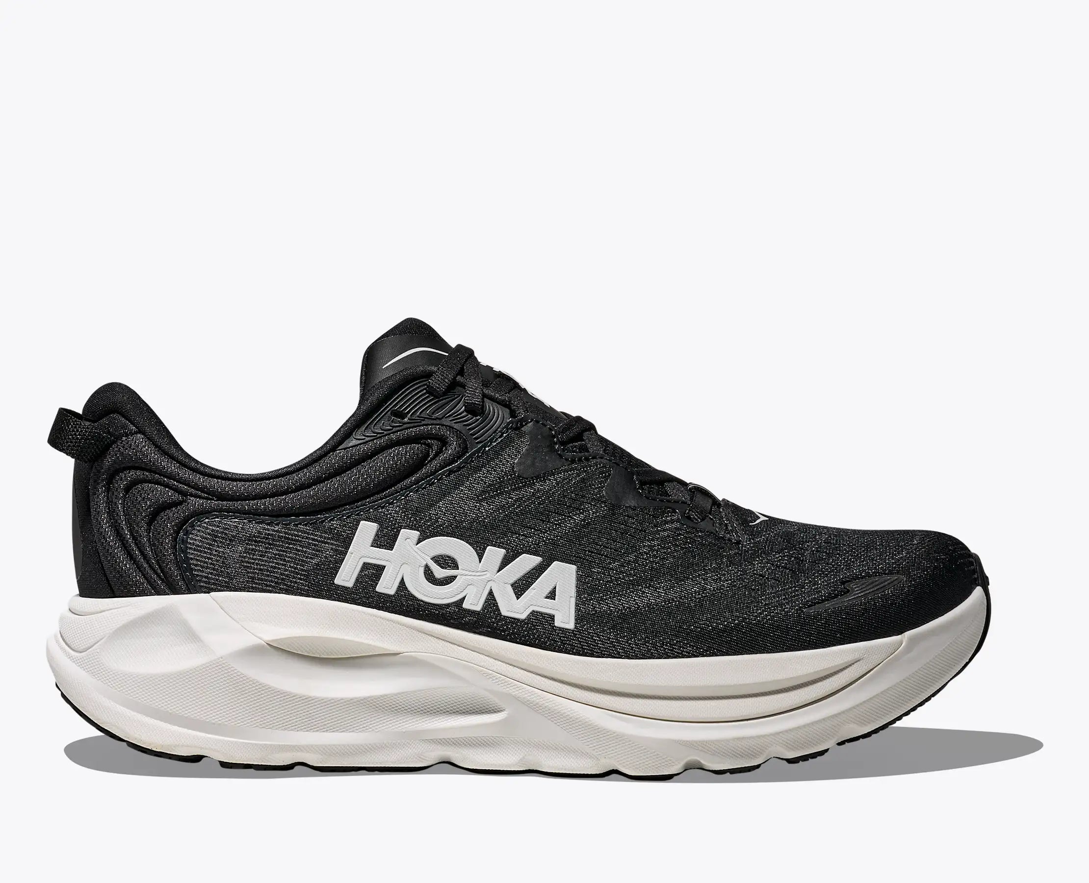 HOKA Men's Gaviota 6 - BLACK / WHITE