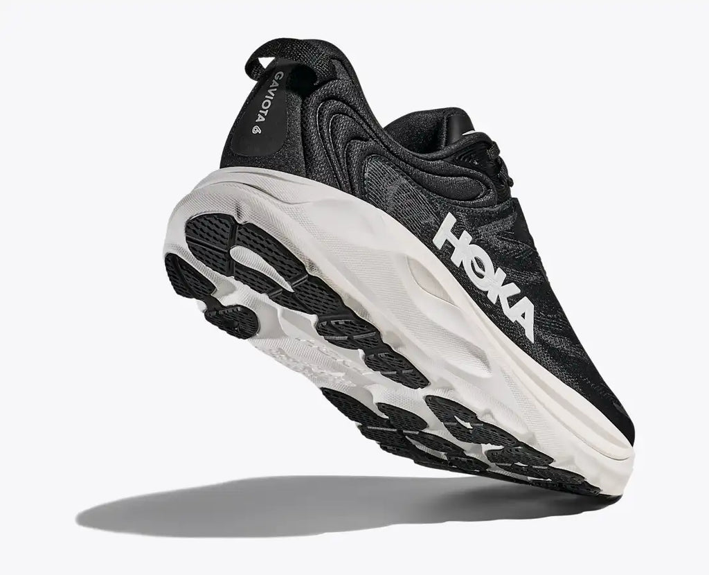 HOKA Men's Gaviota 6 - BLACK / WHITE (Wide)