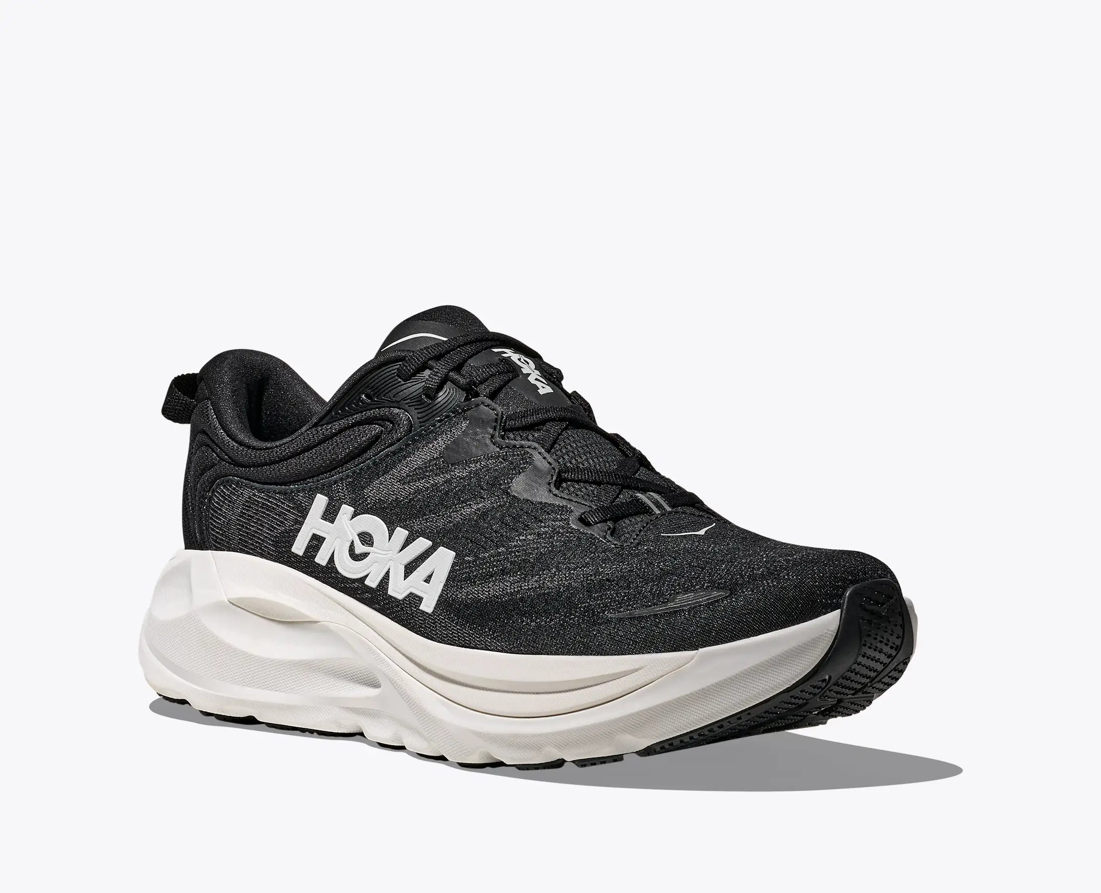 HOKA Men's Gaviota 6 - BLACK / WHITE (Extra Wide)