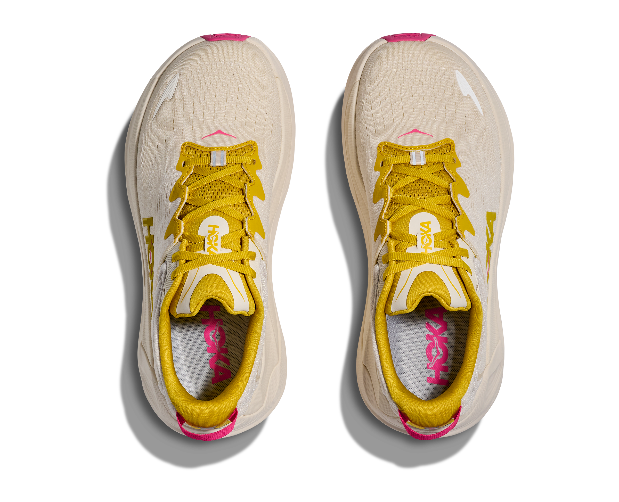 HOKA Women's Gaviota 6 - BIRCH / YELLOW GOLD