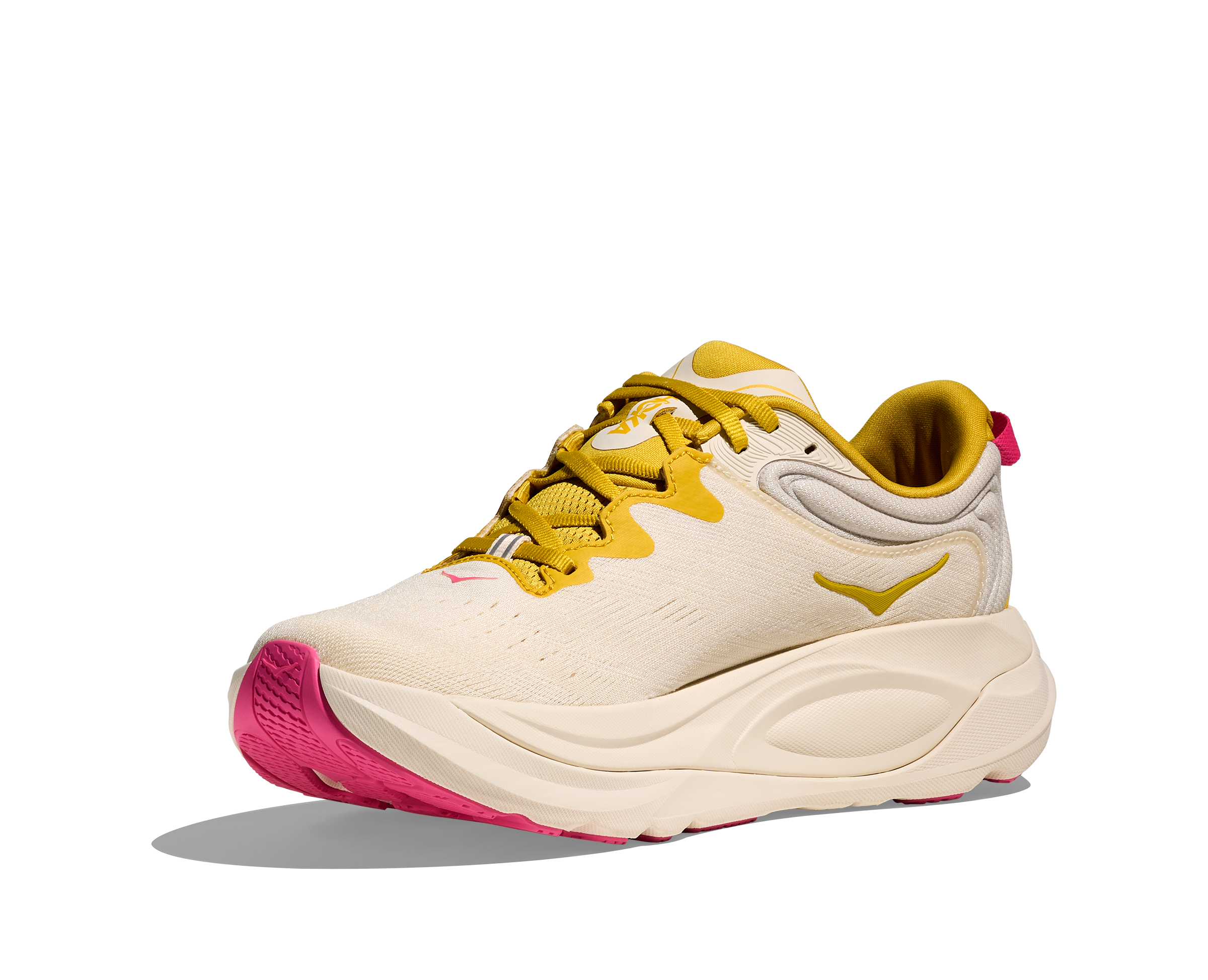 HOKA Women's Gaviota 6 - BIRCH / YELLOW GOLD