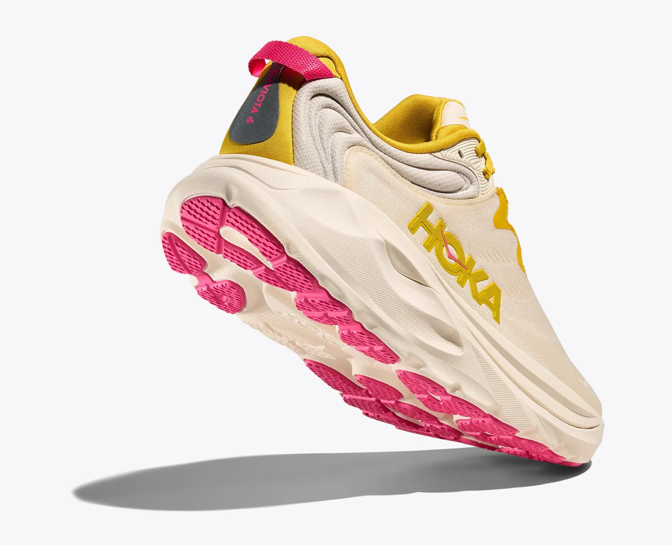 HOKA Women's Gaviota 6 - BIRCH / YELLOW GOLD