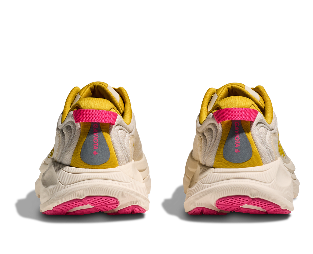 HOKA Women's Gaviota 6 - BIRCH / YELLOW GOLD