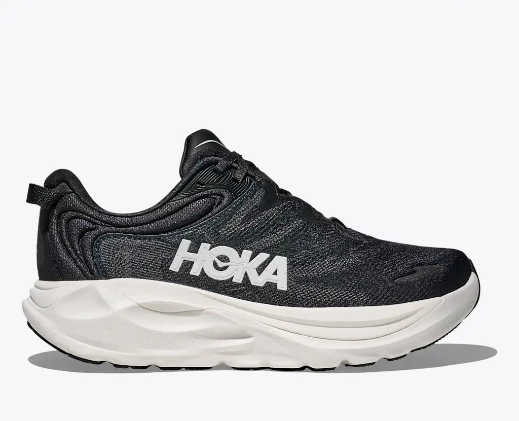 HOKA Women's Gaviota 6 - BLACK / WHITE (Wide)