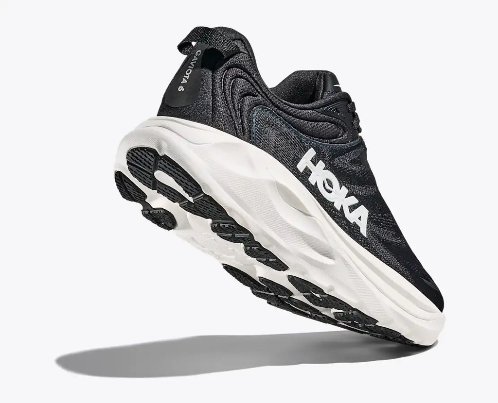 HOKA Women's Gaviota 6 - BLACK / WHITE (Wide)
