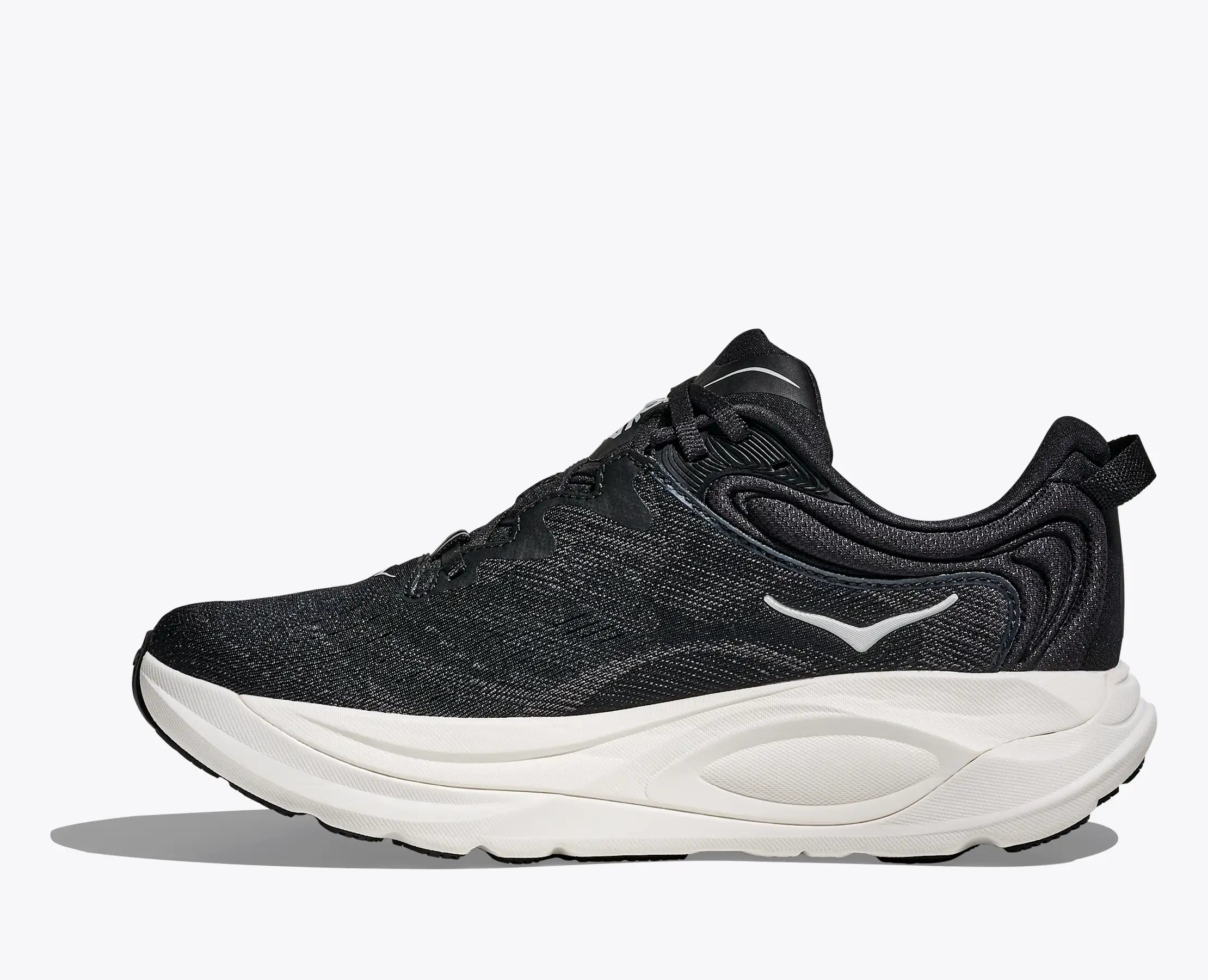 HOKA Women's Gaviota 6 - BLACK / WHITE (Wide)