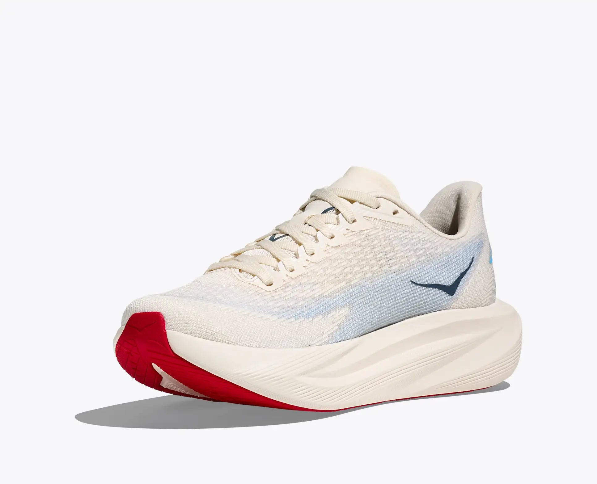 HOKA Women's Mach 7 - ALABASTER / SOARING BLUE (Wide)