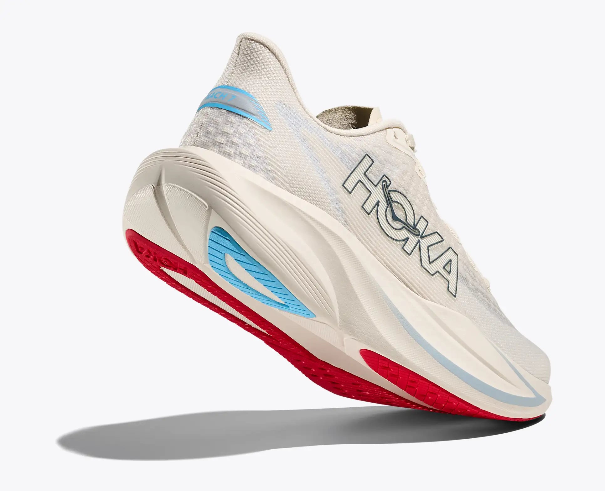 HOKA Women's Mach 7 - ALABASTER / SOARING BLUE