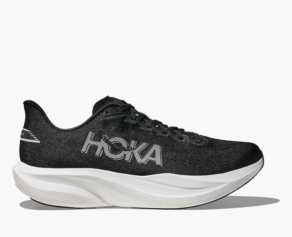 HOKA Women's Mach 7 - BLACK / WHITE (Wide)