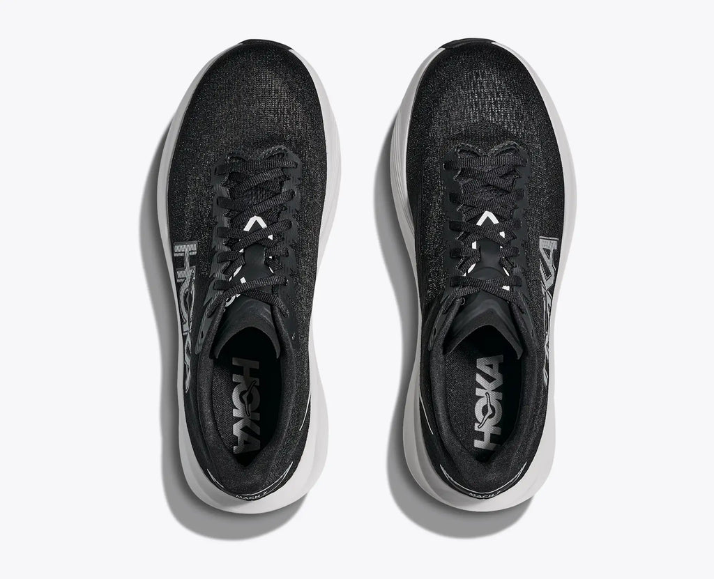 HOKA Women's Mach 7 - BLACK / WHITE