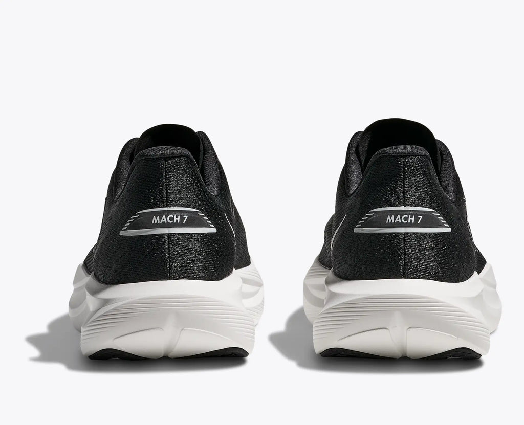 HOKA Women's Mach 7 - BLACK / WHITE (Wide)