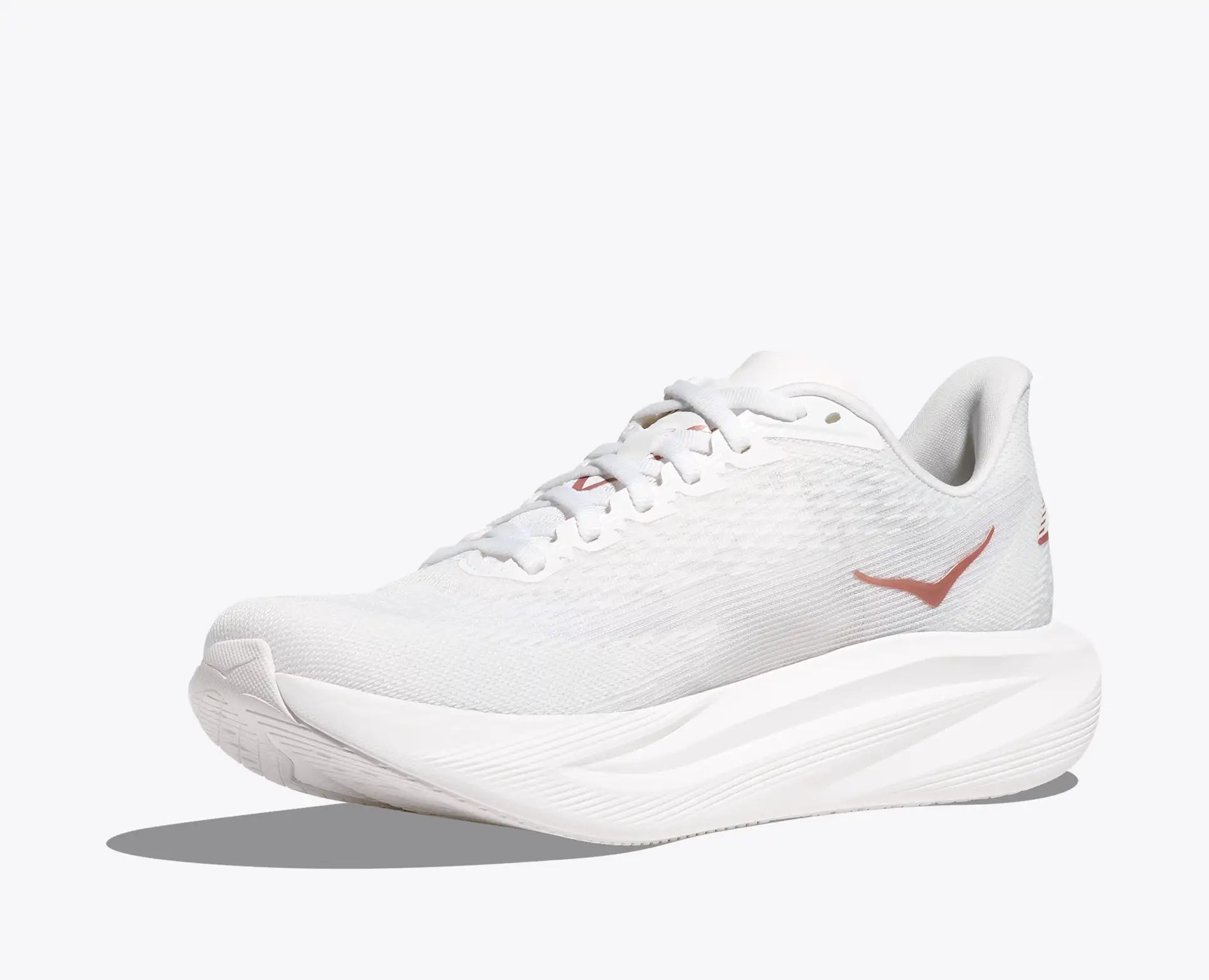 HOKA Women's Mach 7 - FROST / ROSE GOLD