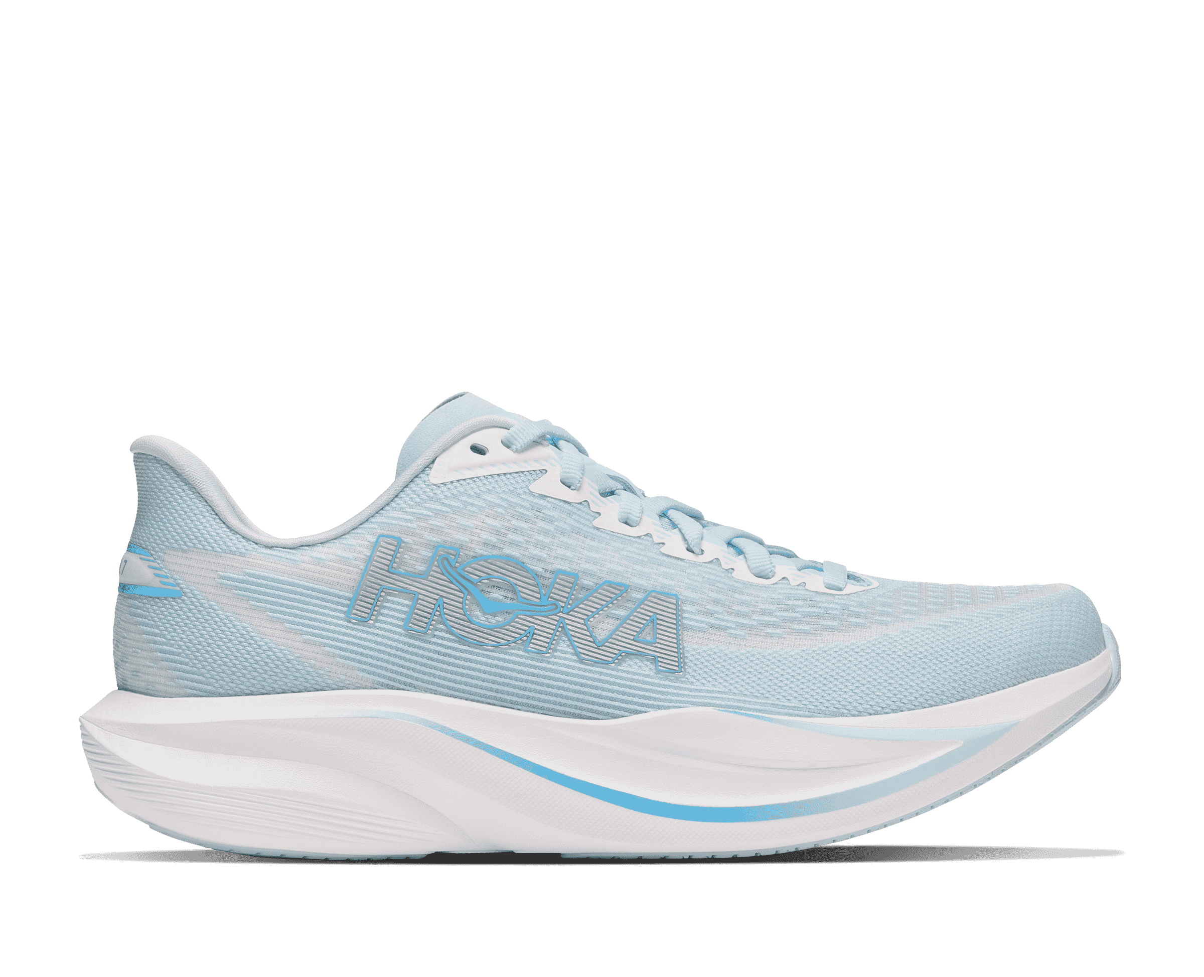 HOKA Women's Mach 7 - GLIMMERING BLUE / FROST