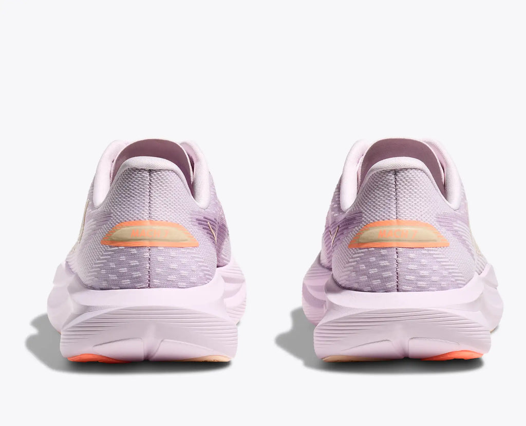 HOKA Women's Mach 7 - LILAC CREAM / TANGERINE GLOW (Wide)