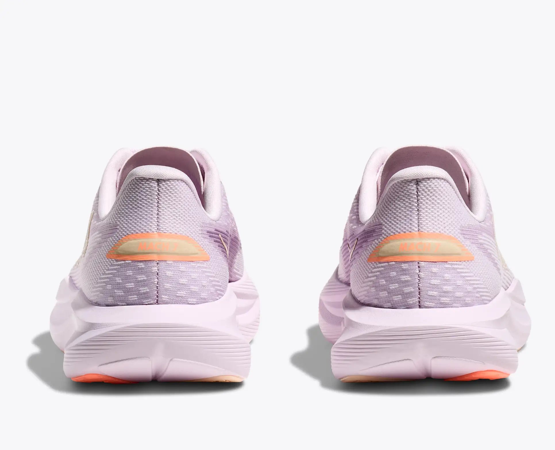 HOKA Women's Mach 7 - LILAC CREAM / TANGERINE GLOW (Wide)
