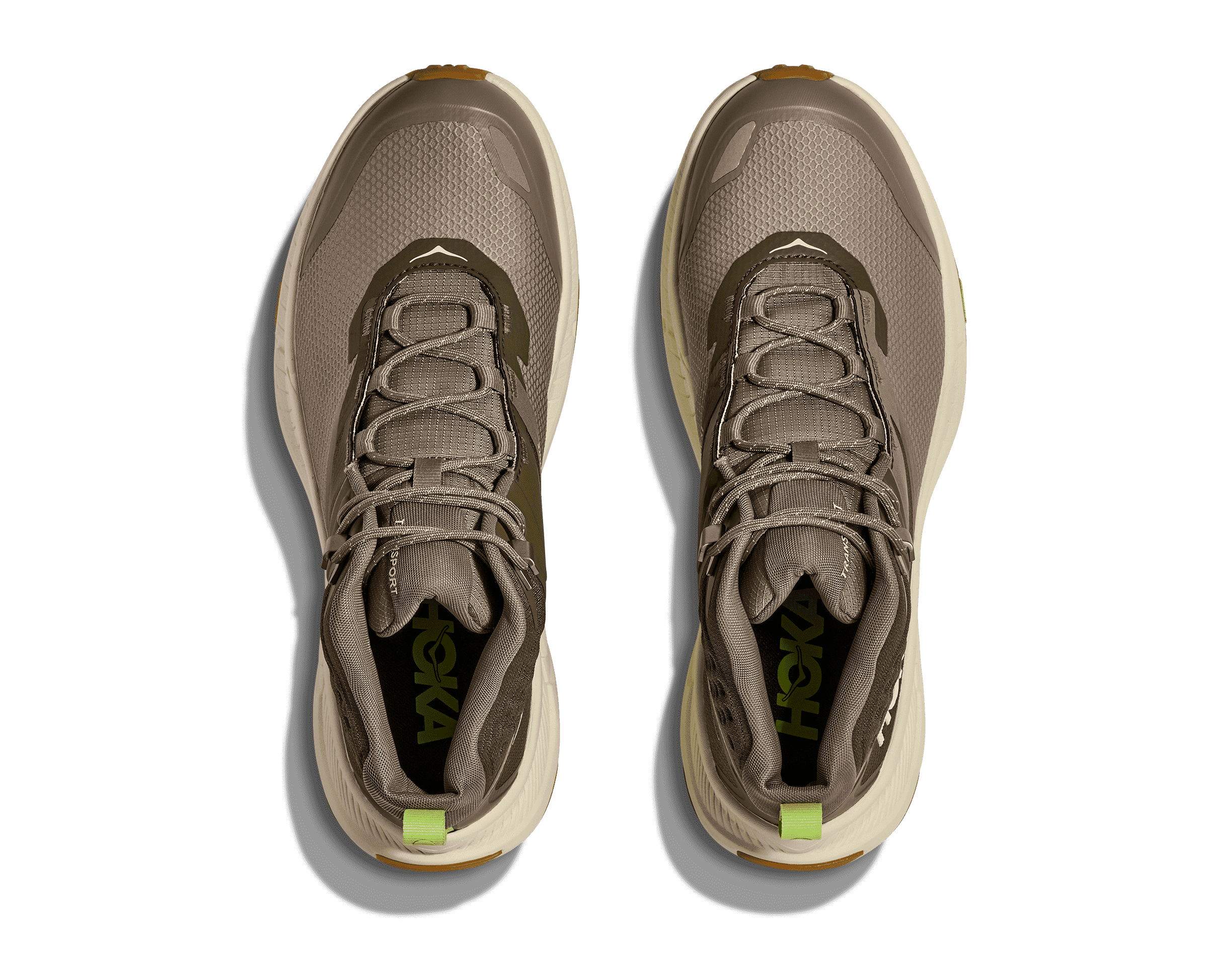 HOKA Men's Transport Hike GTX - LIGHT ROAST / EGGSHELL