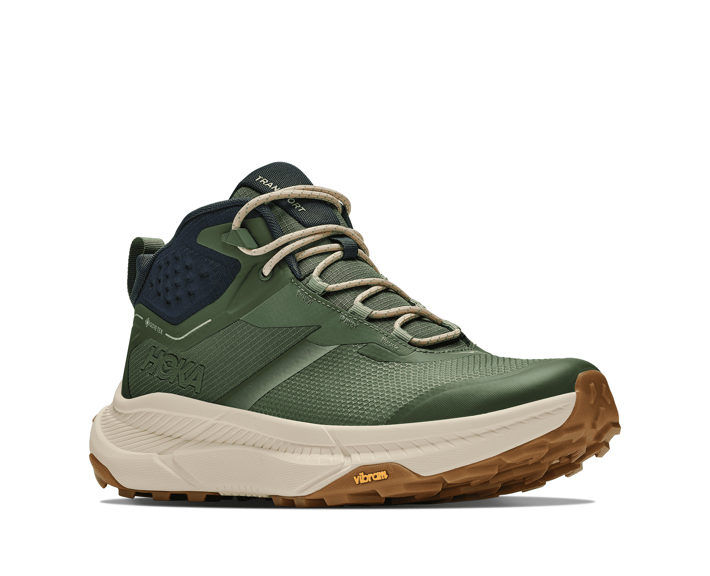 HOKA Men's Transport Hike GTX - NETTLE LEAF / ALABASTER
