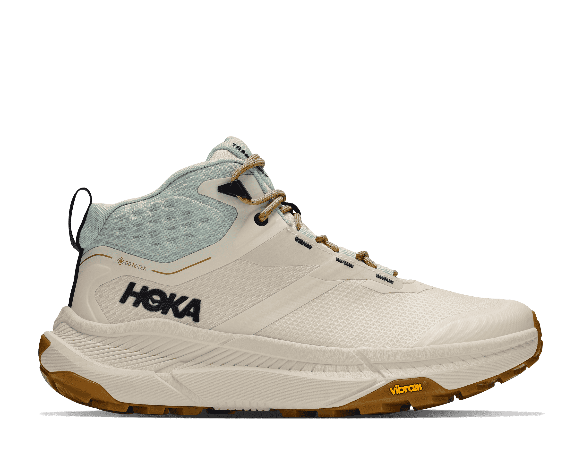HOKA Women's Transport Hike GTX - ALABASTER / GLIMMERING BLUE