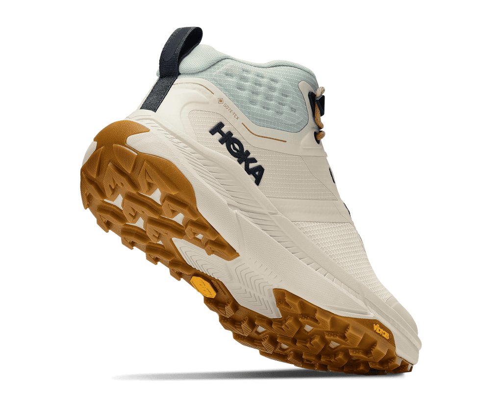 HOKA Women's Transport Hike GTX - ALABASTER / GLIMMERING BLUE