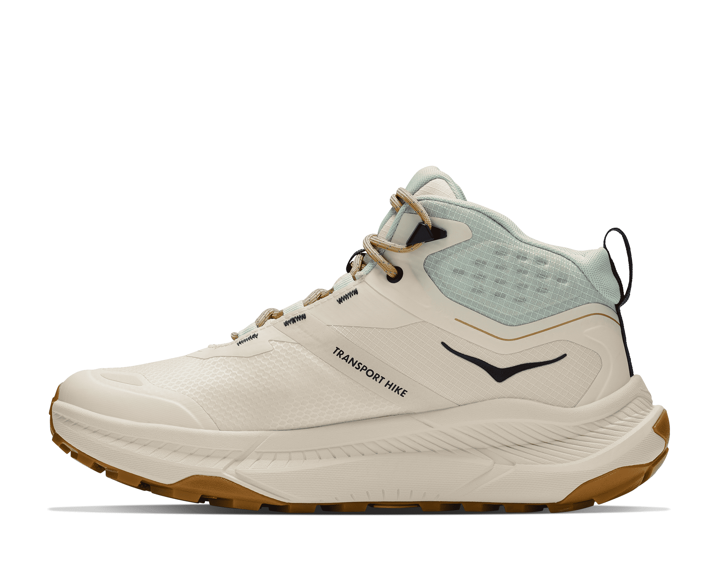 HOKA Women's Transport Hike GTX - ALABASTER / GLIMMERING BLUE
