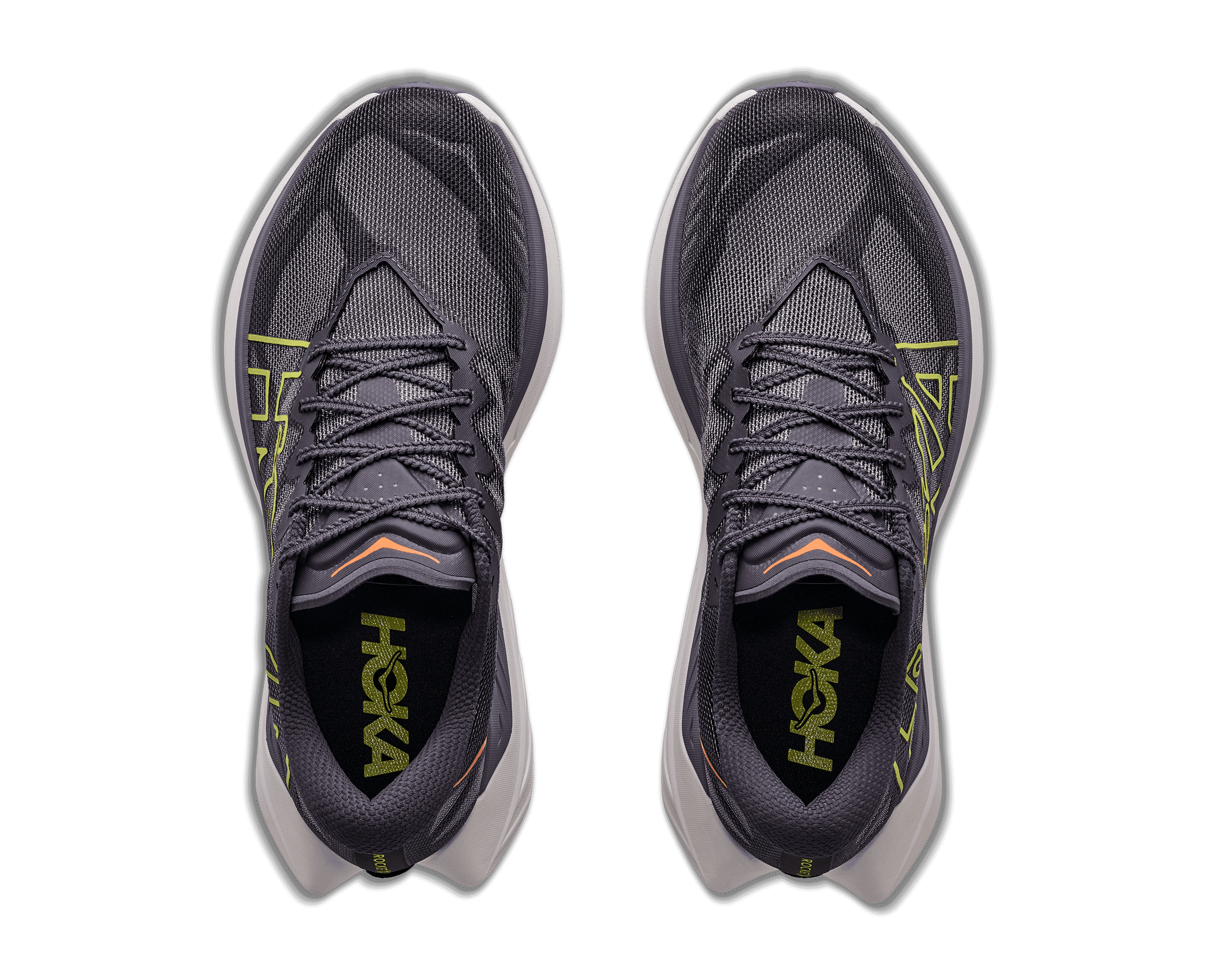 HOKA Men's Rocket X Trail - SQUID INK / NEON NEBULA