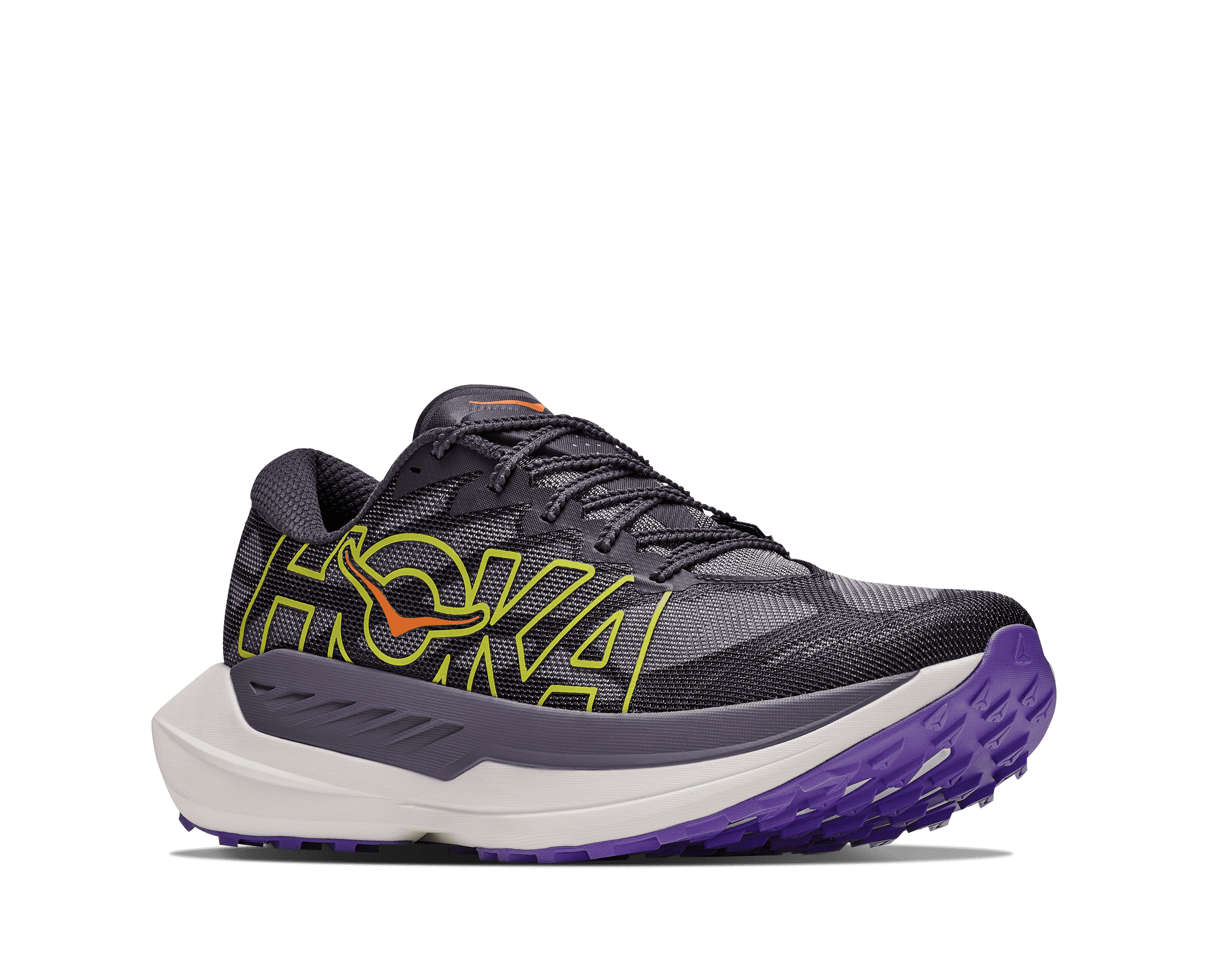 HOKA Men's Rocket X Trail - SQUID INK / NEON NEBULA