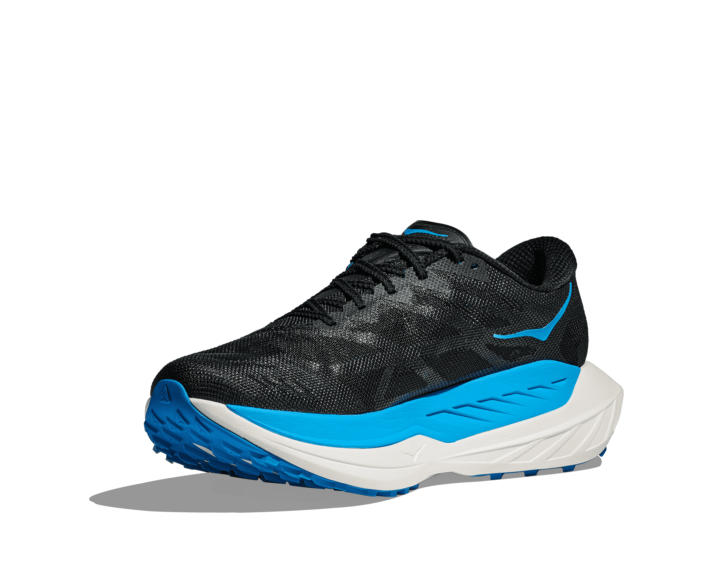 HOKA Women's Rocket X Trail - BLACK / SKYWARD BLUE