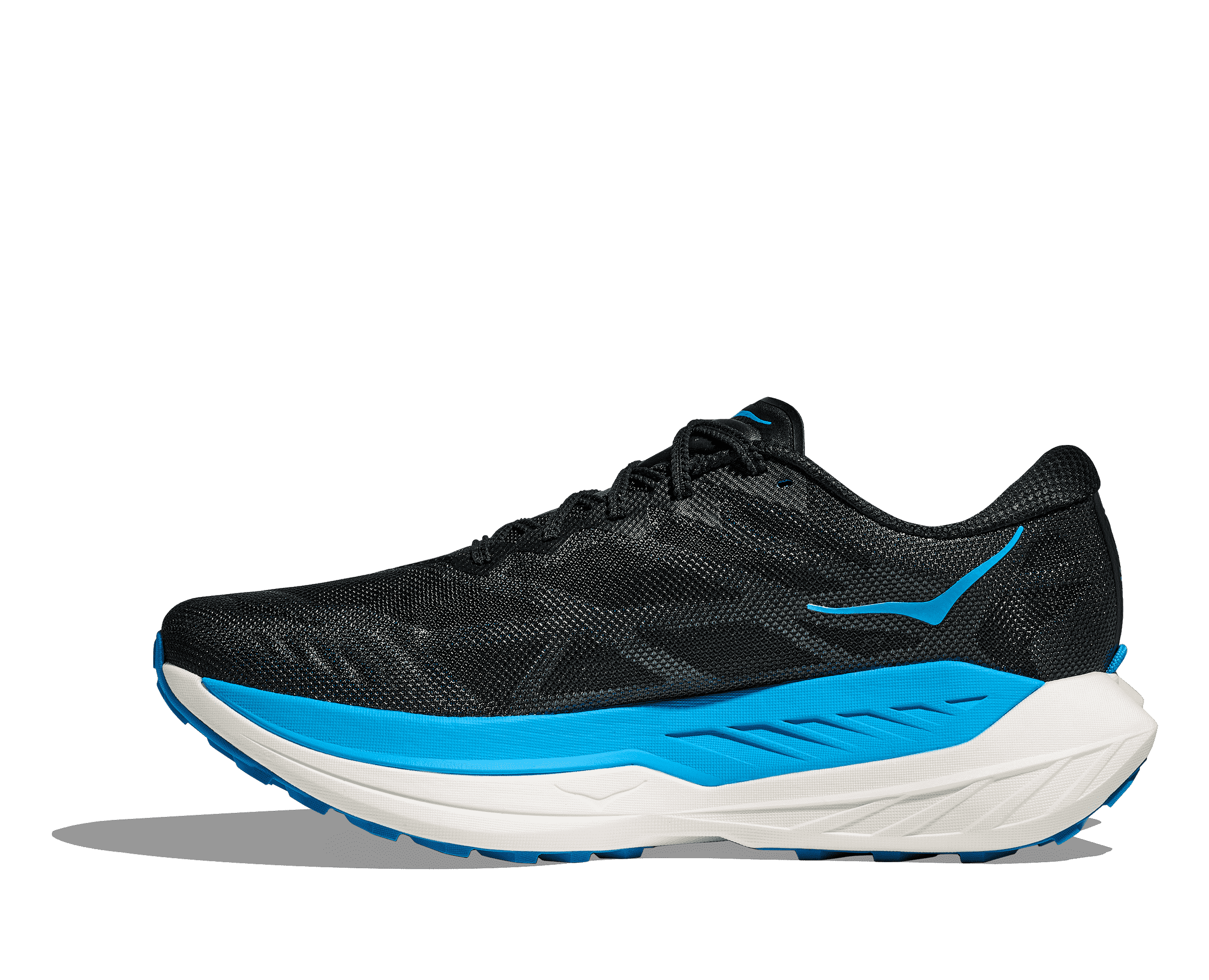 HOKA Women's Rocket X Trail - BLACK / SKYWARD BLUE