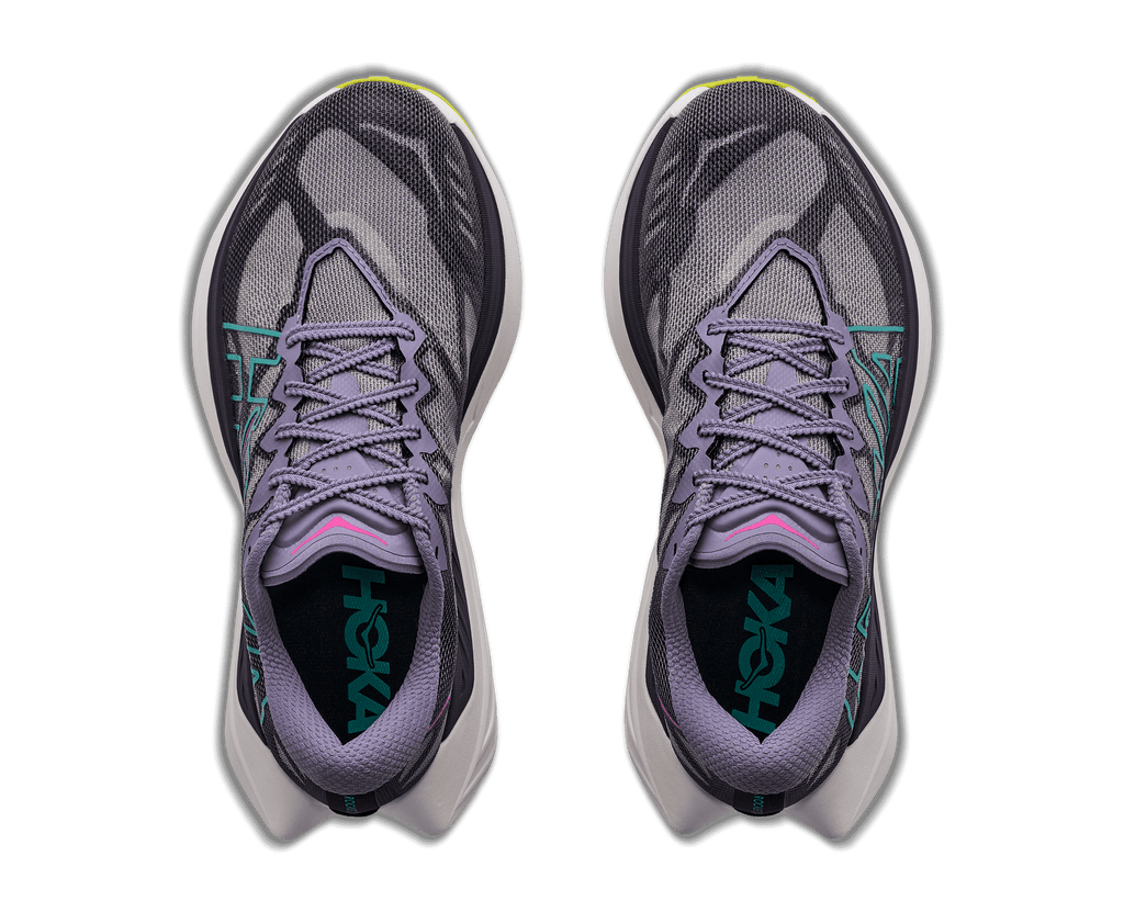 HOKA Women's Rocket X Trail - PURPLE FOG / HOKA CITRUS