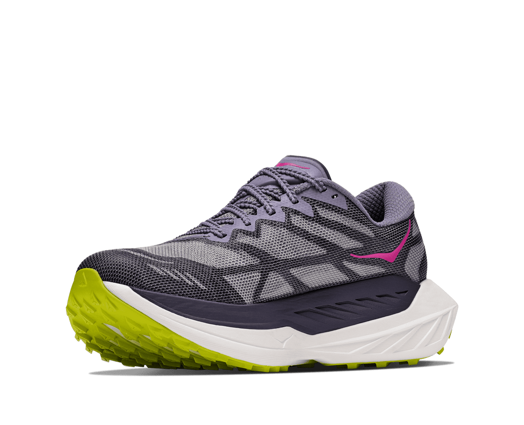 HOKA Women's Rocket X Trail - PURPLE FOG / HOKA CITRUS