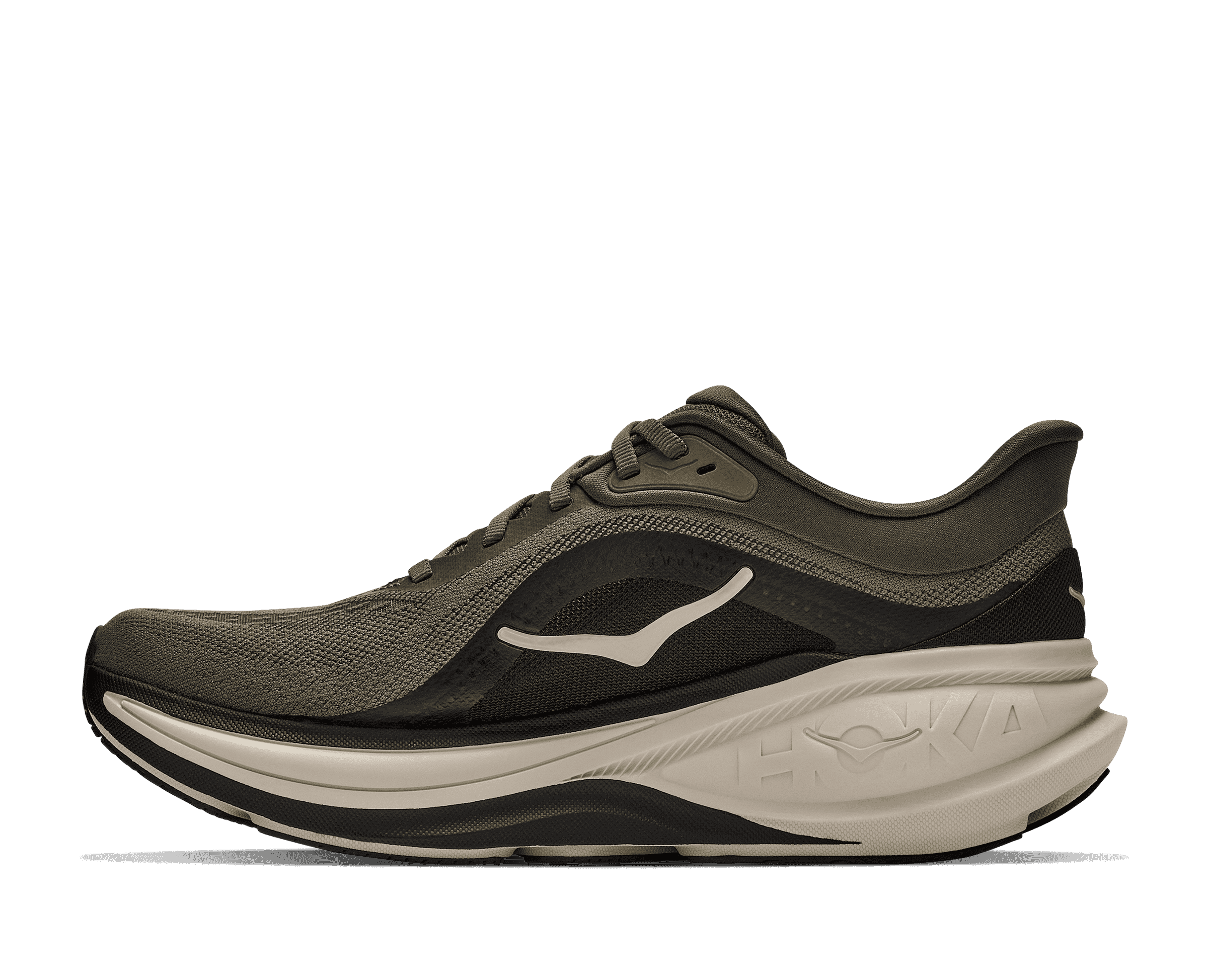 HOKA Men's Clifton Pro - ANTIQUE OLIVE / RIVER ROCK GREY