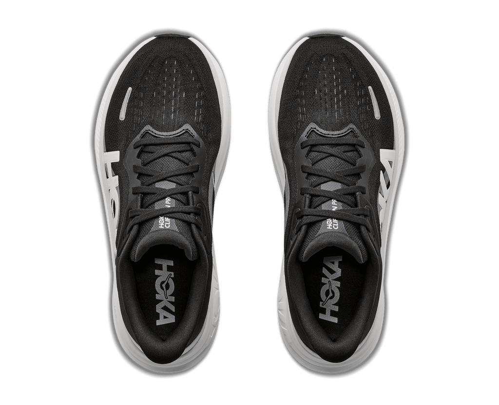 HOKA Men's Clifton Pro - BLACK / COSMIC GREY