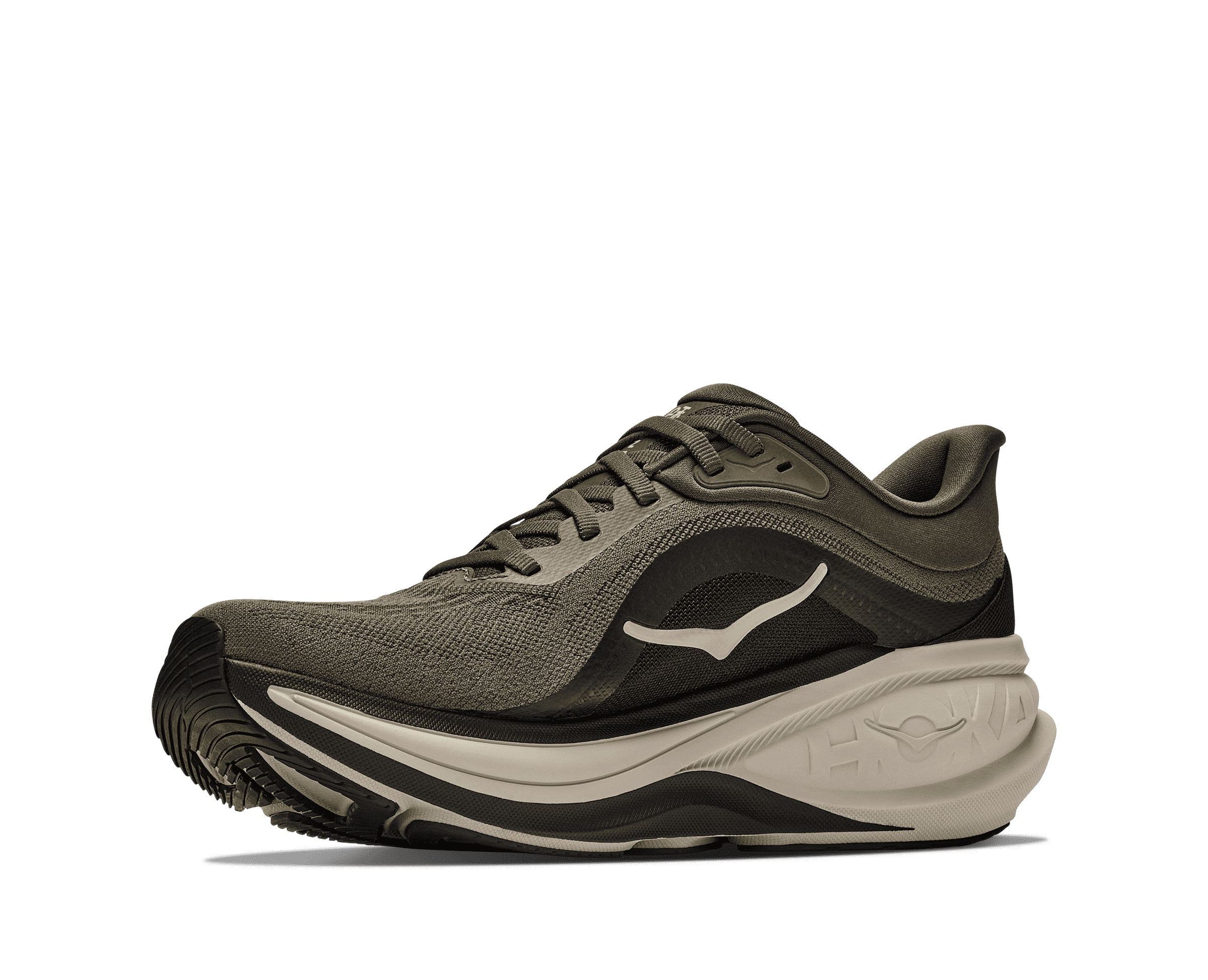 HOKA Women's Clifton Pro - ANTIQUE OLIVE / RIVER ROCK GREY