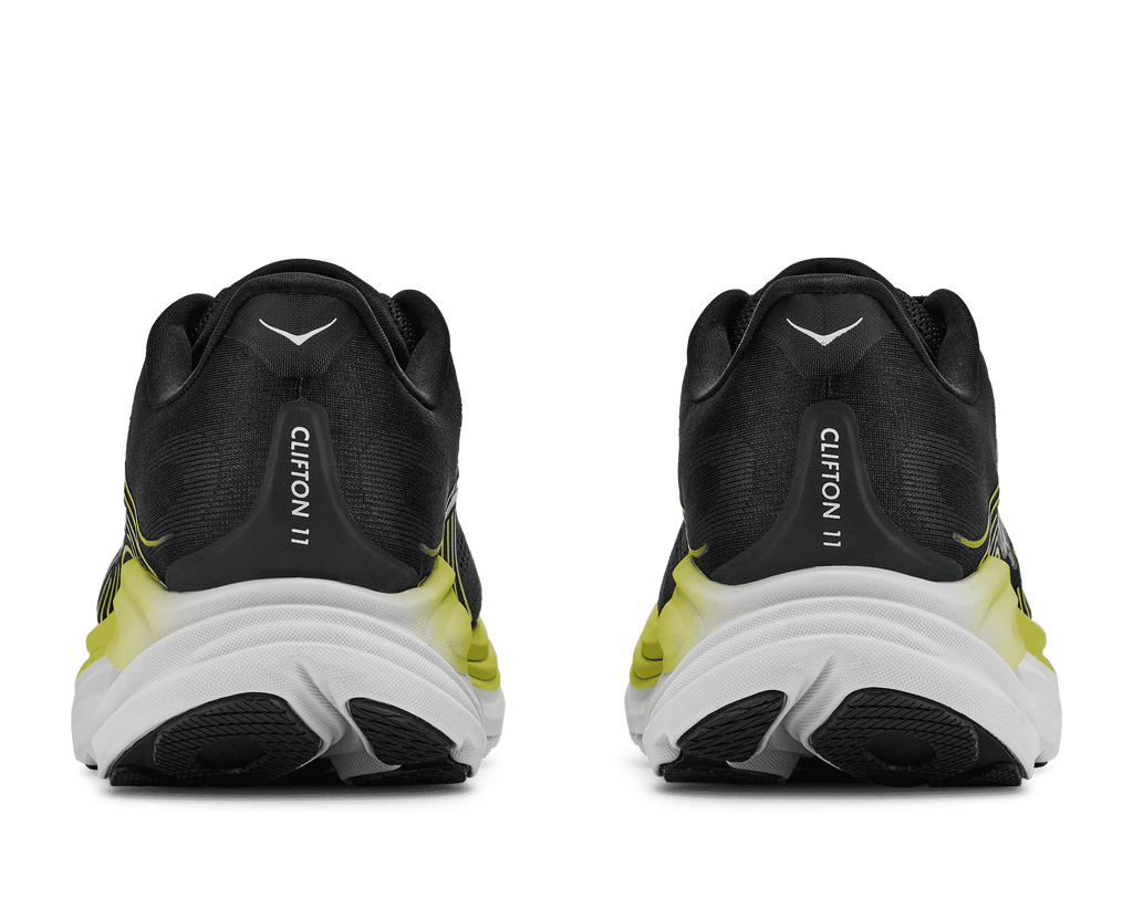 HOKA Men's Clifton 11 - BLACK / COSMIC GREY
