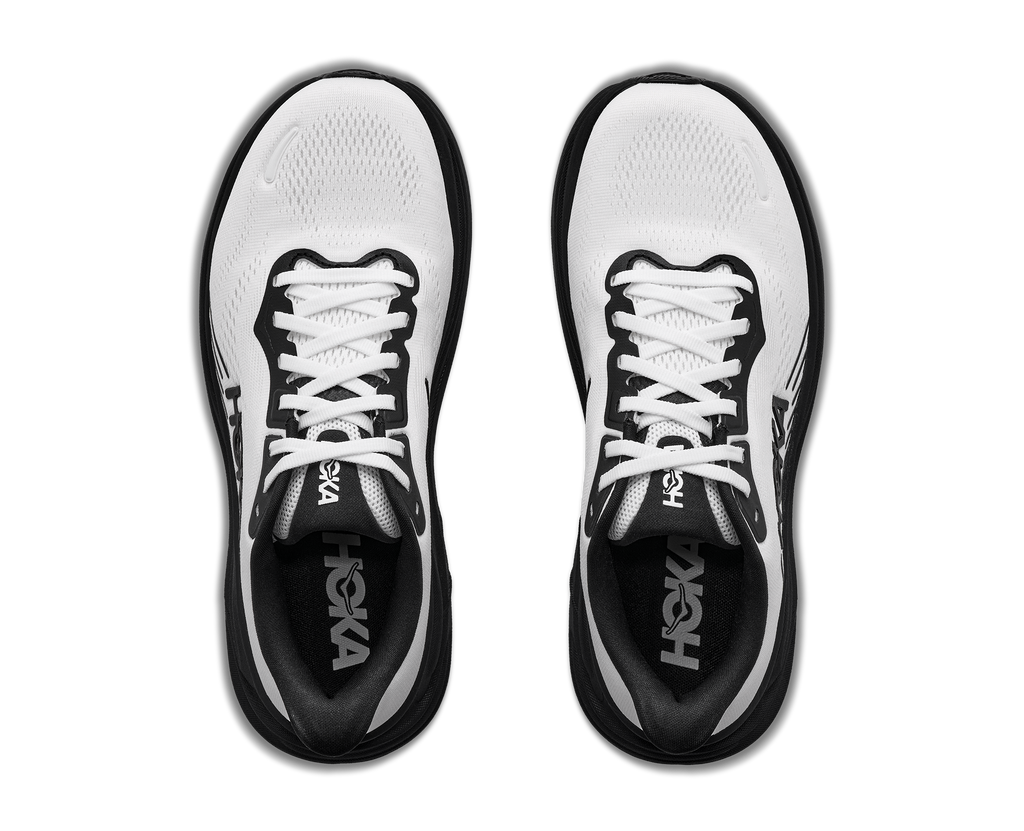 HOKA Men's CLIFTON 11 - WHITE / BLACK