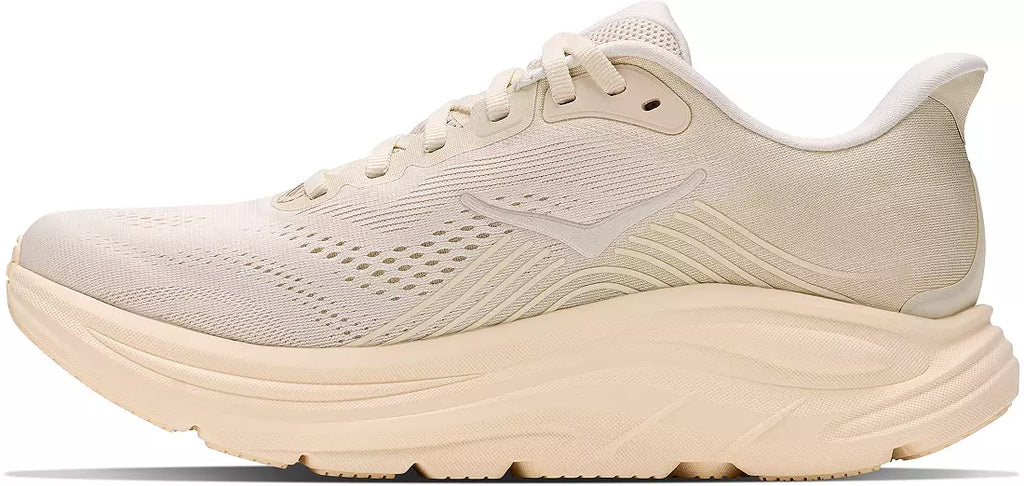 HOKA Women's CLIFTON 11 WIDE - ALABASTER / OAT MILK