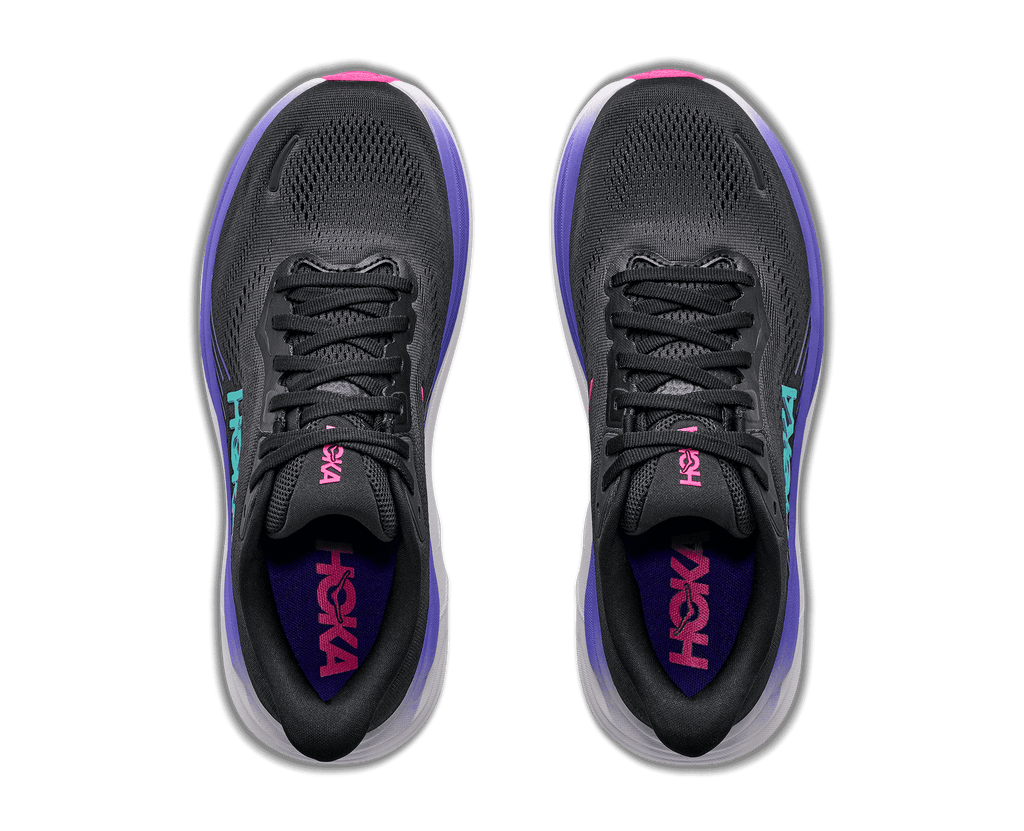 HOKA Women's Clifton 11 - BLACK / NEON NEBULA