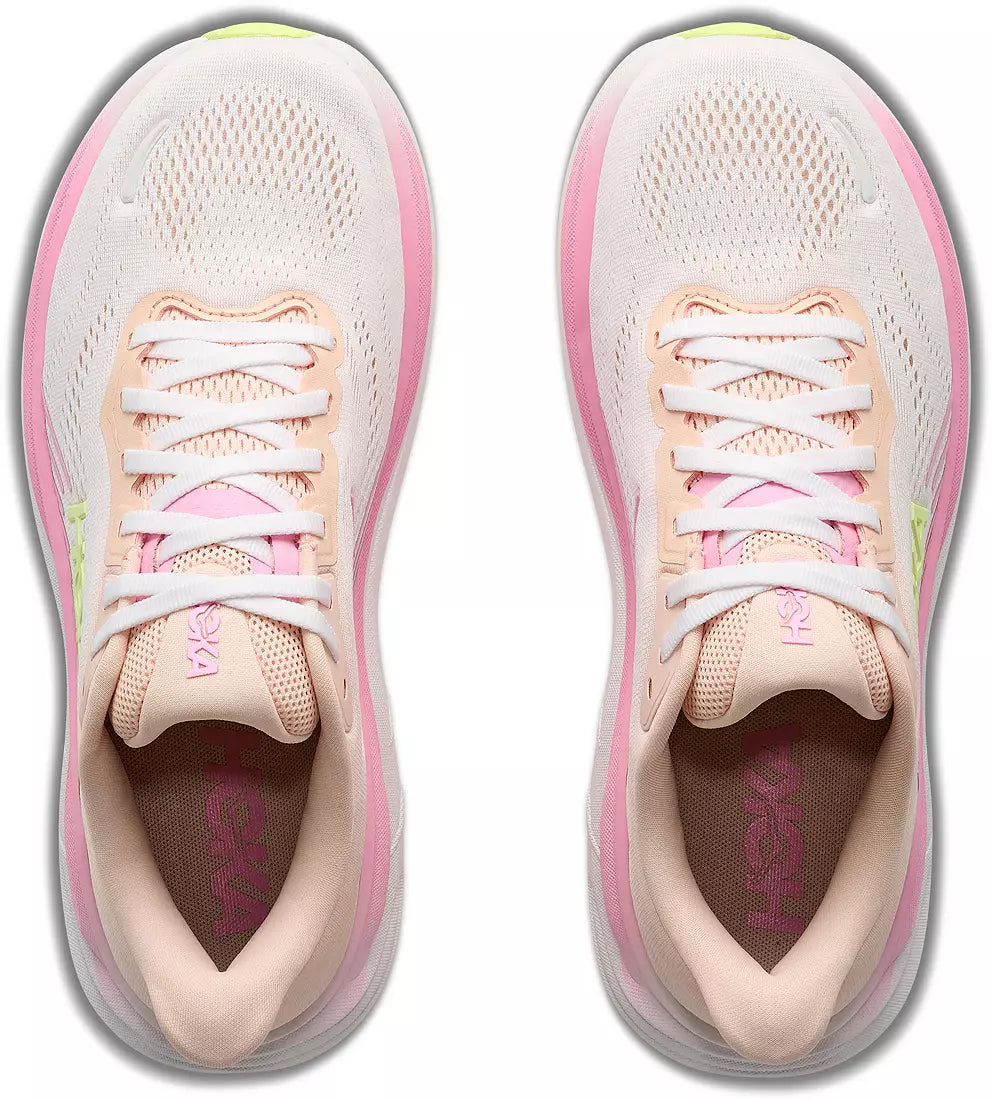 HOKA Women's CLIFTON 11 - TANGERINE GLOW / WHITE