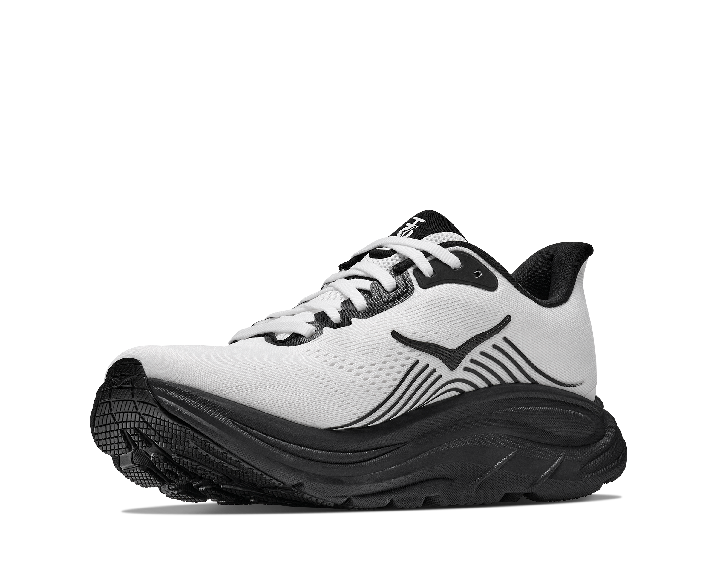 HOKA Women's CLIFTON 11 - WHITE / BLACK