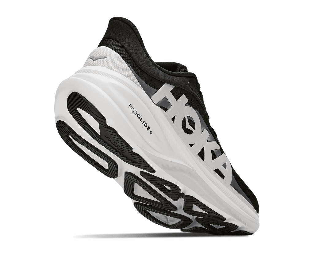 HOKA Men's Clifton Pro - BLACK / COSMIC GREY (Wide)